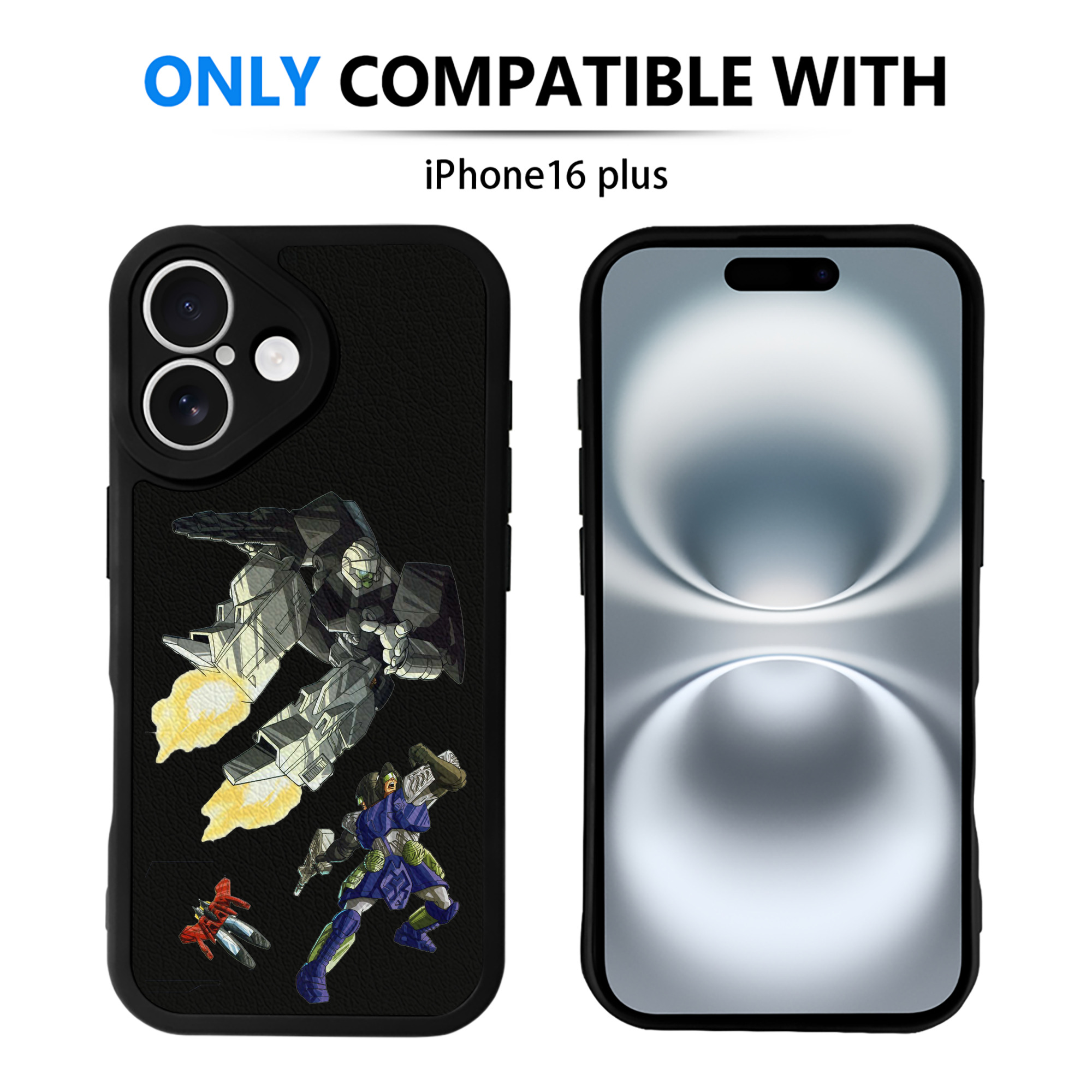 （画像用）  【iPhone 16シリーズ対応】シリコンスマホケース（レザー調） 材質：シリコン